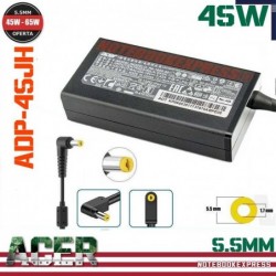 Cargador Notebook Acer 19V 2.37A 45W 1.7x5.5mm