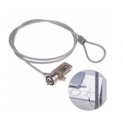 Cable De Seguridad con Clave Antirrobo para Laptop
