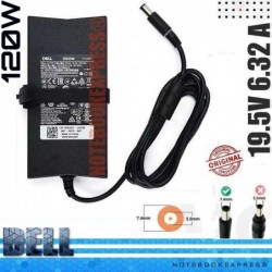 Cargador Dell 19.5V 130W  para Precision 5520 - tipo PA-4E DA-130PE...
